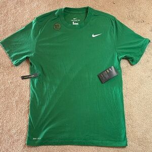 Nike Men's Green Performance Tee Medium NWT